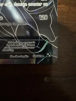 Pokemon Zekrom TCG Black White Holo Full Art Ultra Rare Card 114/114 NM - Image 4