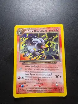 Pokemon Carta Dark Houndoom 7/105 Holo Rara - Neo Destiny ITA - Played - Image 1