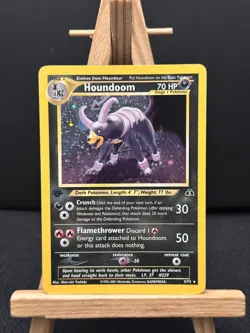 Pokemon Houndoom & Scizor Holo Rare Neo Discovery 1st Ed. 4/75 & 10/75 - Image 1
