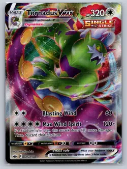 Tornadus VMAX 125/198 Holo VMAX Rare Chilling Reign Pokemon Near Mint - Image 1