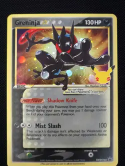Greninja Gold Star SWSH144 Promo - Holo Pokemon TCG Card Rare - Image 1