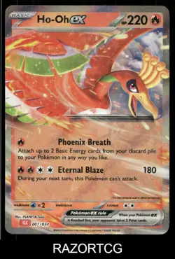 HO-OH EX 007/034 HOLO CLASSIC COLLECTION TRADING CARD GAME CLASSIC POKEMON NM/M - Image 1
