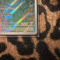 Ivysaur 167/165 Scarlet & Violet 151 Illustration Rare Full Art Holo Pokemon TCG - Image 5