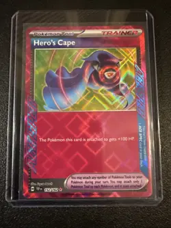 Pokemon TCG - SV05 Temporal Forces - Ace Spec Hero's Cape Holo Rare 152/162 - Image 1