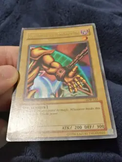 Yugioh Left Arm of the Forbidden One LOB-123 Ultra Rare American Exodia - Image 3