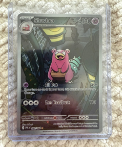 2026 Slowbro 090/084 Mint Illustration Rare Pokemon PBL Pitch Black - Image 1