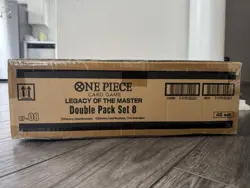 One Piece DP-08 Legacy of the Master Double Pack Set Case (6 Display Boxes) - Image 1