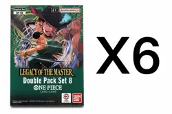 One Piece DP-08 Legacy of the Master Double Pack Set Case (6 Display Boxes) - Image 2