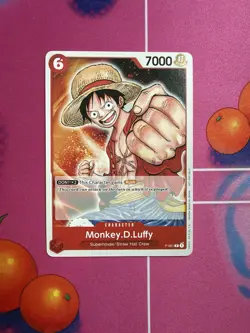 Monkey D Luffy Pre-Errata P-001 Promotion Pack 2022 One Piece Promo - Image 1