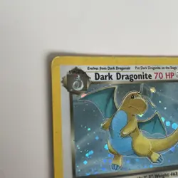Pokemon Dark Dragonite Holo Card Team Rocket Series 5/82 Rare *MP* - Image 2