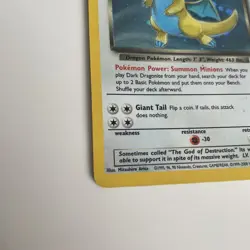 Pokemon Dark Dragonite Holo Card Team Rocket Series 5/82 Rare *MP* - Image 4