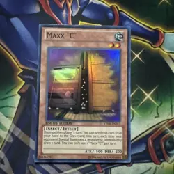 Yugioh! Maxx "C" CT09-EN012 Super Rare Limited Edition VLP - Image 1