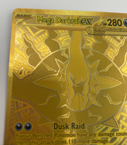 Mega Darkrai ex 120/084 Pitch Black Golden Holo - Image 4