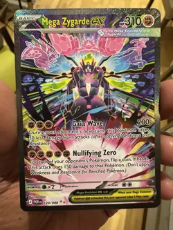Mega Zygarde Ex 120/088 Perfect Order! Binder Copy Pokemon Card - Image 5