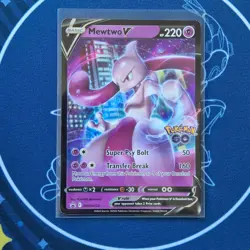 Mewtwo V SWSH 223 [Black Star Promo] NM Pokemon GO TCG - Image 1