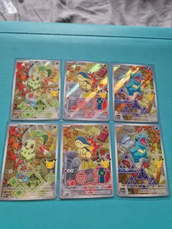 Pokemon TCG First Partner Illustration Collection Series 2 Johto Gen 2 Set (x2) - Image 1