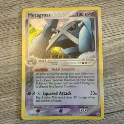 Metagross 11/101 Ex Hidden Legends Holo Pokemon Card LP - Image 1