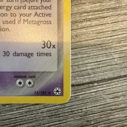Metagross 11/101 Ex Hidden Legends Holo Pokemon Card LP - Image 5