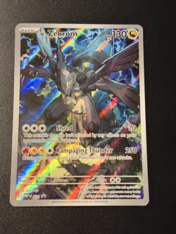 Pokemon TCG N's Zekrom MEP 031 Holo Promo Full Art 130HP ENG 2026 - Image 1