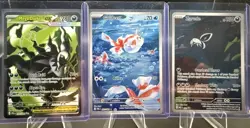 Pokemon Pitch Black 5 Card Lot Mega Darkrai ex Rampardos ex Goldeen IR NM - Image 1