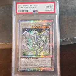 Yu-Gi-Oh! Stardust Dragon QCSR ERROR CARD! (LETTERS) TN23-EN016 25th Tin PSA 10 - Image 1