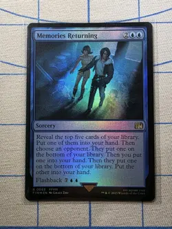 Memories Returning FOIL: Rare 0063: Final Fantasy MTG - Image 1