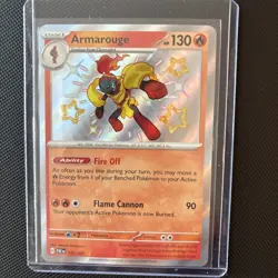 Pokemon Armarouge 115/091 Paldean Fates Shiny Rare Holo mint - Image 3