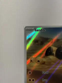 Sandile - 216/198 - Pokemon TCG Scarlet Violet Base Illustration Rare NM - Image 5