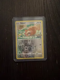 Pokemon GO Peelable Ditto Set - Bidoof/Spinarak/Numel 2022 006/013/059 NM - Image 3