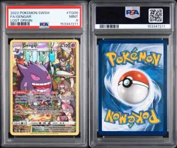 2022 POKEMON LOST ORIGIN FULL ART GENGAR #TG06 TRAINER GALLERY HOLO PSA 9 - Image 3