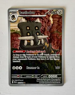 Pokemon TCG - ME: Pitch Black - Bastiodon 093/084 - Illustration Rare - NM - Image 1