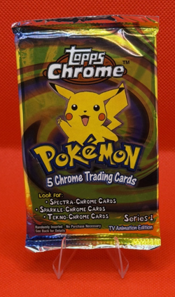 2000 Topps Chrome Pokemon TV Animation Edition Series 1 Sealed Pack 🔥 x1 - Image 1