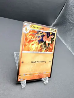 Pokemon Charmeleon Promo MEP 079 Cosmos Holo Chaos Rising SWIRL 💫 NM - Image 3