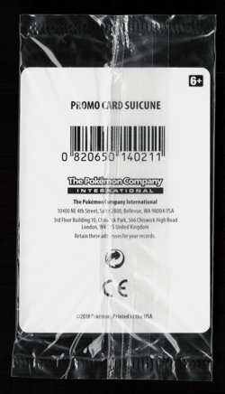Suicune 59/214 - SEALED Legendary Pokemon Stamped Promo - Pokemon TCG - Image 2