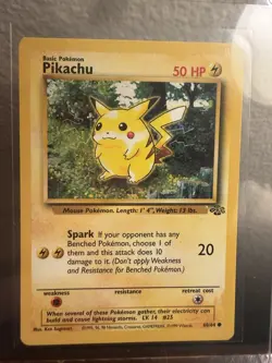 ⚡ 1999 Pokemon Jungle Pikachu 60/64 – Vintage WOTC Era ⚡ - Image 2
