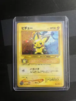 Pokemon TCG Pichu Neo Genesis 12 Holo Unlimited Holo Rare - Image 1