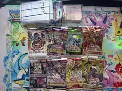 Mix Lot Of Yu-Gi-Oh! Booster Packs (12 Packs Total) + Promos/Sleeves - Image 2