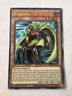 Yugioh - Wandering King Wildwind - Ultra - 1st - GFP2-EN110 - NM - Image 1