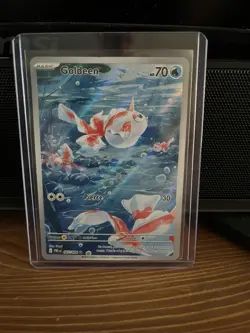 Goldeen Pitch Black 87/84 IR Pokemon TCG Pack Fresh NM - Image 1