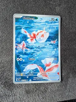 Goldeen Pitch Black 87/84 IR Pokemon TCG Pack Fresh NM - Image 1