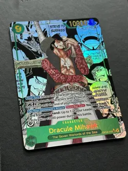 Dracule Mihawk (Manga Alt Art) OP14-119 SEC The Azure Sea's Seven -ONE PIECE NM - Image 2