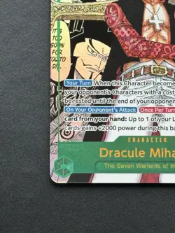 Dracule Mihawk (Manga Alt Art) OP14-119 SEC The Azure Sea's Seven -ONE PIECE NM - Image 5