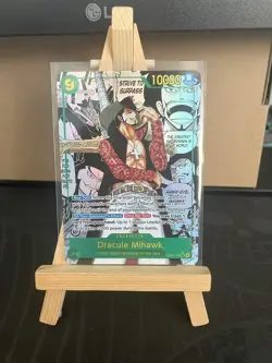 Dracule Mihawk (Manga Alt Art) OP14-119 SEC The Azure Sea's Seven -ONE PIECE NM - Image 1