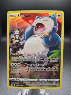 Snorlax TG10/TG30 Swsh11: Lost Origin Trainer Gallery Holo Fuzz edge - Image 1
