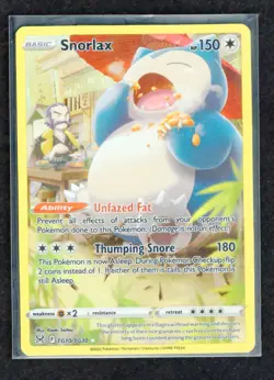Snorlax SWSH11: TG TG10/TG30 Ultra Rare Holo SWSH11: Lost Origin Trainer Gallery - Image 1