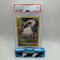 PSA 9 Snorlax TG10/TG30 Swsh11: Lost Origin Trainer Gallery Holo - Image 1
