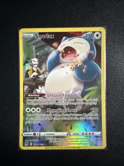 Snorlax TG10/TG30 Swsh11: Lost Origin Trainer Gallery Holo Full Art NM English - Image 1