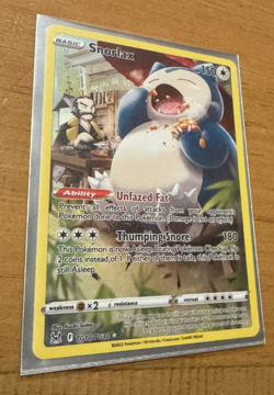 Snorlax Holo Ultra Rare SWSH11: Lost Origin Trainer Gallery TG10/TG30 NM - Image 1