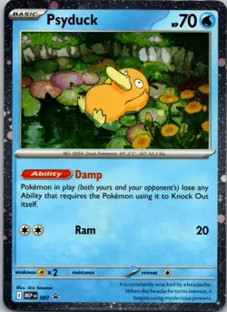 Psyduck 007 Holo Promo ME: Mega Evolution Promo Pokemon Near Mint - Image 1