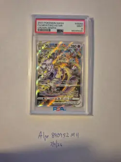 Mewtwo VSTAR GG44/GG70 SWSH: Crown Zenith: Galarian Gallery Holo PSA 9 - Image 1